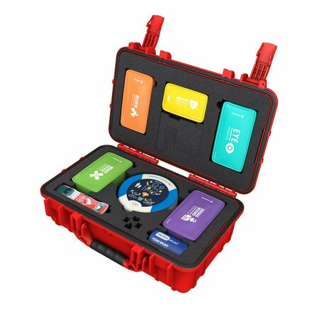 AERO HEALTHCARE Modulator Trauma Kit With Heartsine 450P - Xl Rugged Hard Case M600-3